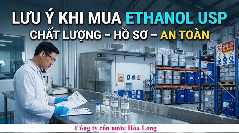 Cồn Ethanol Dược Phẩm Đạt Chuẩn USP: Tiêu Chuẩn Chất Lượng Và Kinh Nghiệm Lựa Chọn Nhà Cung Cấp